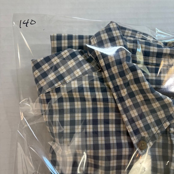 Eddie Bauer XL Button Down Shirt Long Sleeve Plaid‎ Checkered Mens - Picture 9 of 9